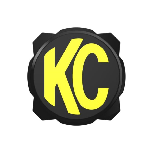 6" Pro6 Gravity® Light Cover - Black / Yellow KC Logo