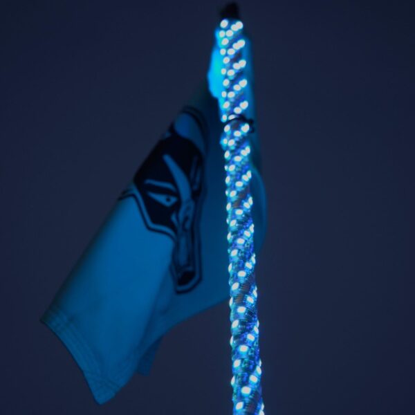 Chupacabra Offroad Teal Reinforced Whip Flag