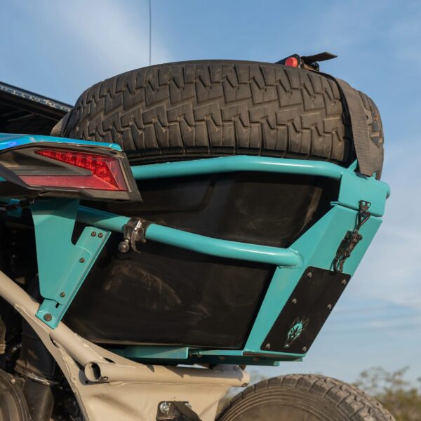 B2G Can Am X3 Rear Storage and Tire Rack