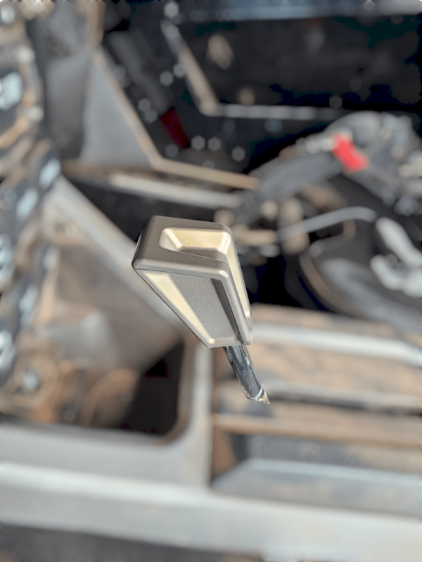 2020 to Current Polaris RZR Pro R, Pro XP, Turbo R, and Xpedition Shift Knob Anodized Gun Metal Finish - Image 8