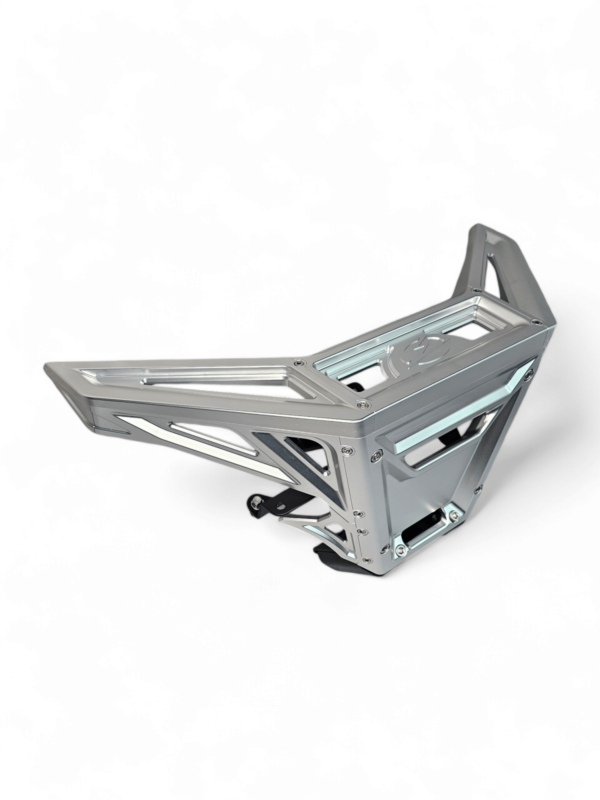 2017 to Current Can-Am X3 Maverick Machined Billet Front Winch Bumper (Clear Anodize) - Image 12