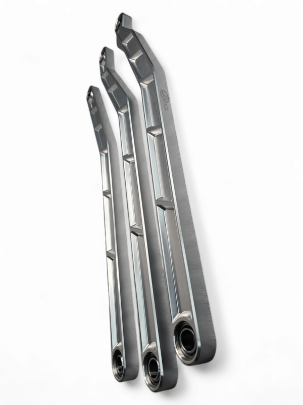 2017 to Current Can-Am X3 Maverick High Clearance Radius Rods in Clear Finish for 72" - Image 5