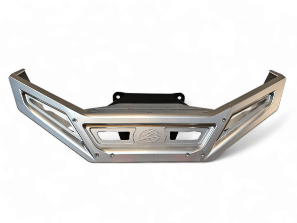 2022-2025 Polaris RZR Pro R/ Turbo R Machined Billet Front Winch Bumper (Clear Anodize) - Image 30