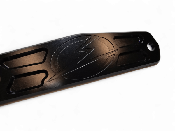 Elektric Offroad Designs UTV Winch Fairlead Cover Plate | Black - Image 2