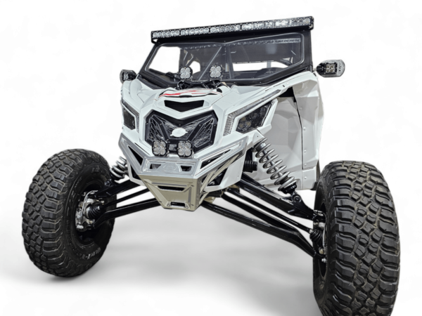 2017 to Current Can-Am X3 Maverick Machined Billet Front Winch Bumper (Clear Anodize) - Image 8