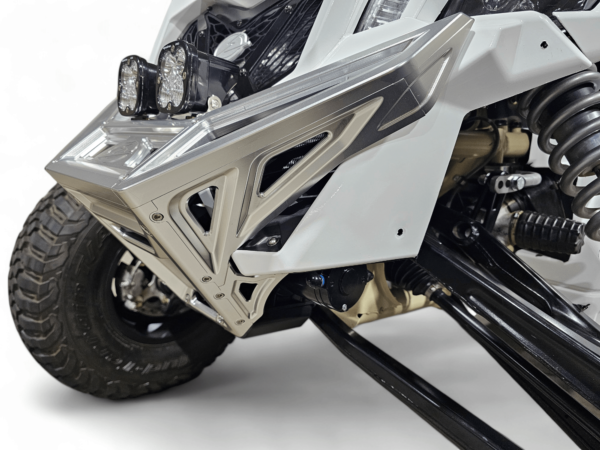 2017 to Current Can-Am X3 Maverick Machined Billet Front Winch Bumper (Clear Anodize) - Image 16