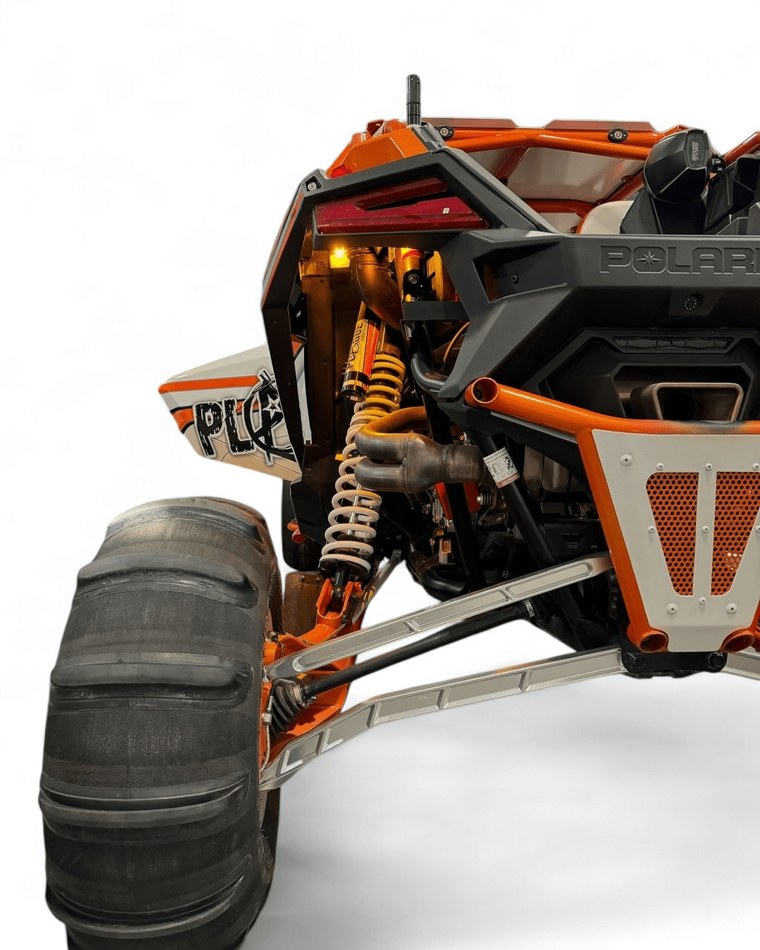 2022 to Current Polaris RZR Pro R, Pro S, Turbo R High Clearance Radius Rods in Clear Finish