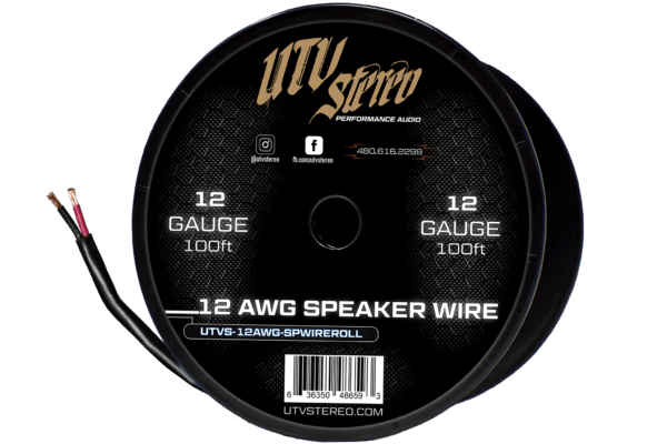 12 AWG Speaker Wire Roll - 12ft | UTVS-12AWG-SPWIRE-12