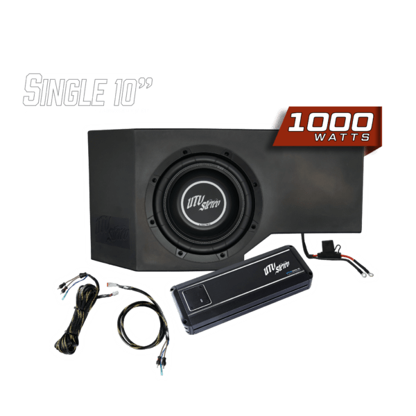 Can-Am® Defender 1000W Single Passenger Side 10" Subwoofer Kit | UTVS-DEF-SUB-1000-PASS - Image 2