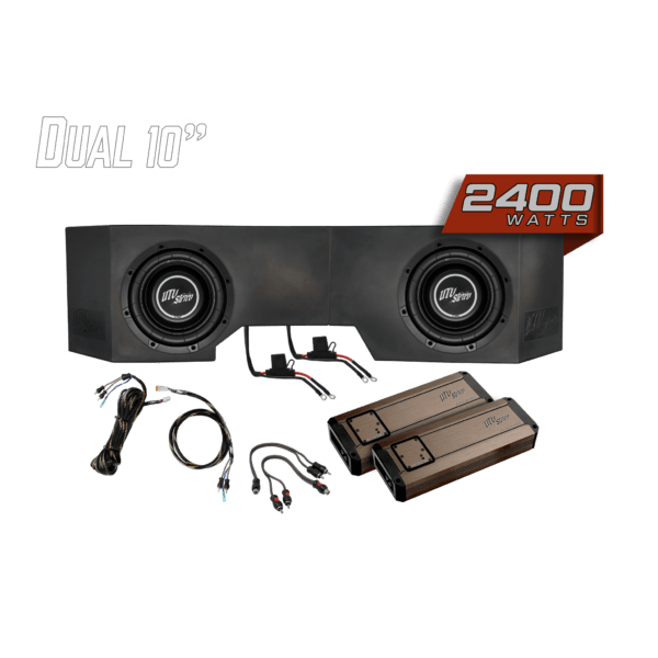 Can-Am® Defender 2400W Dual 10"Subwoofer Kit | UTVS-DEF-SUB-2400-2