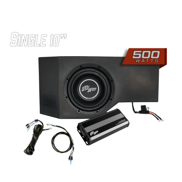 Can-Am® Defender 500W Single Passenger Side 10" Subwoofer Kit | UTVS-DEF-SUB-500-PASS