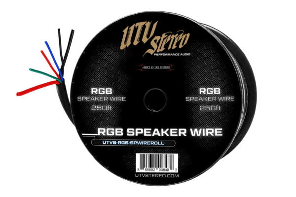 6 Conductor RGB Speaker Wire - 50' | UTVS-RGB-SPWIRE-50