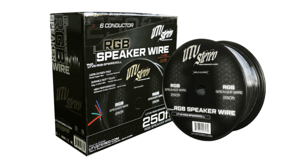 6 Conductor RGB Speaker Wire - 50' | UTVS-RGB-SPWIRE-50 - Image 4