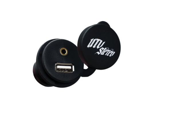 USB & Auxiliary Flush Mount Adapter for Source Units | UTVS-USB/AUX-FLMT - Image 3